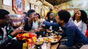 Eating together
